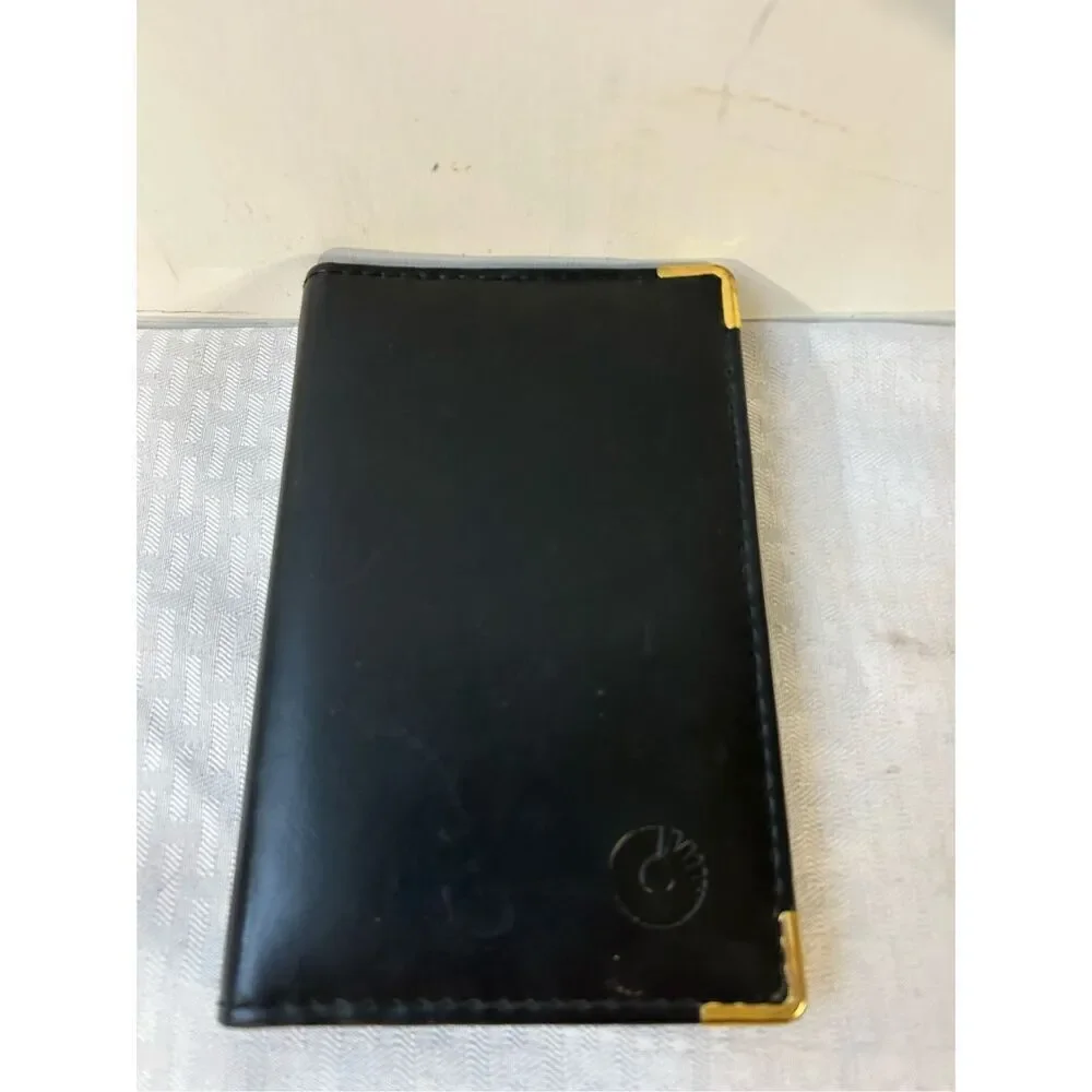 Rolodex black leather address card holder‎ 5
